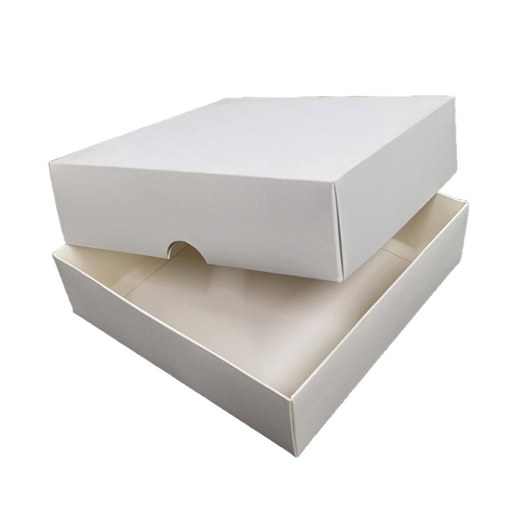 Dviejų dalių dėžutė ( Balta )