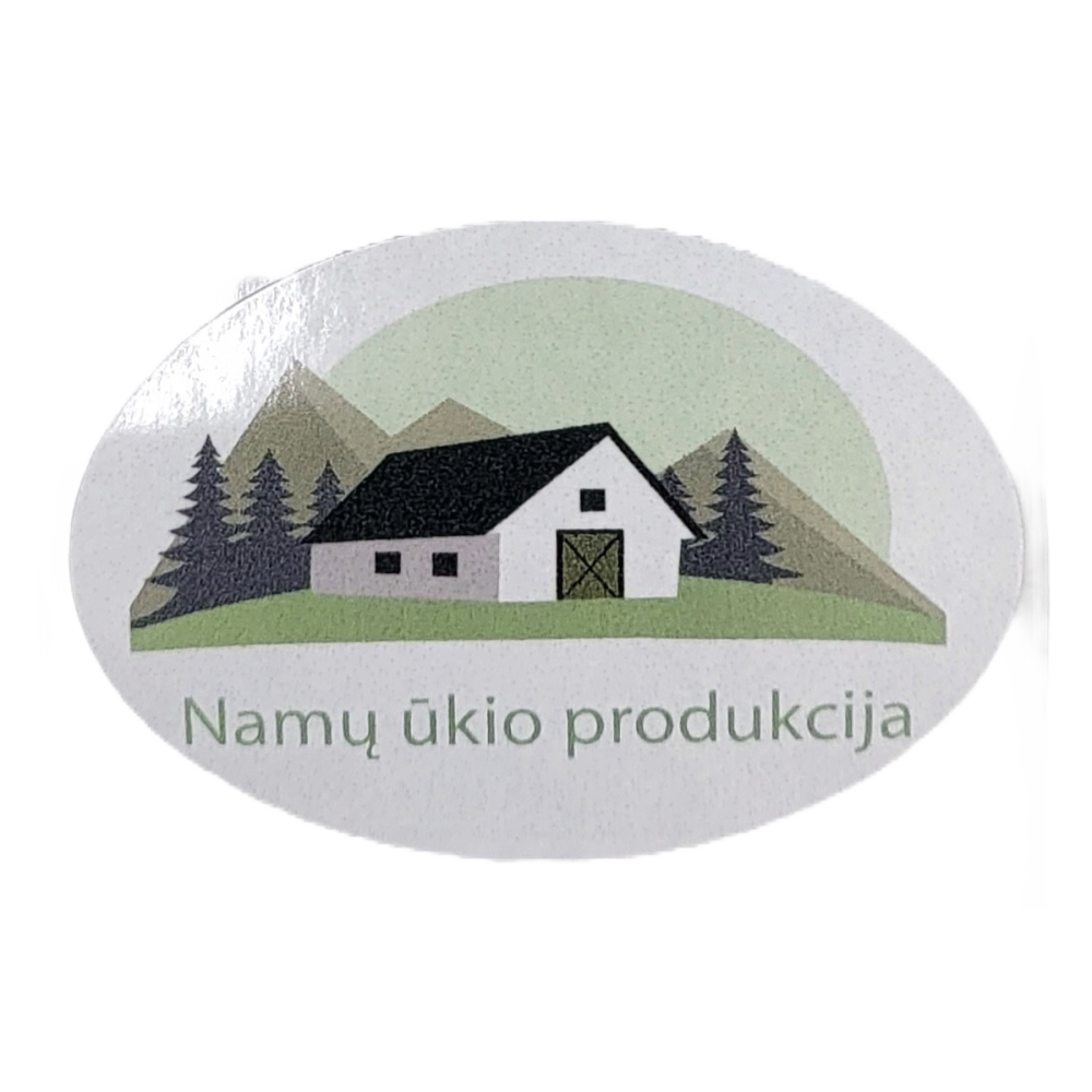 Lipnios etiketės "Namų ūkio produkcija", 50 vnt.