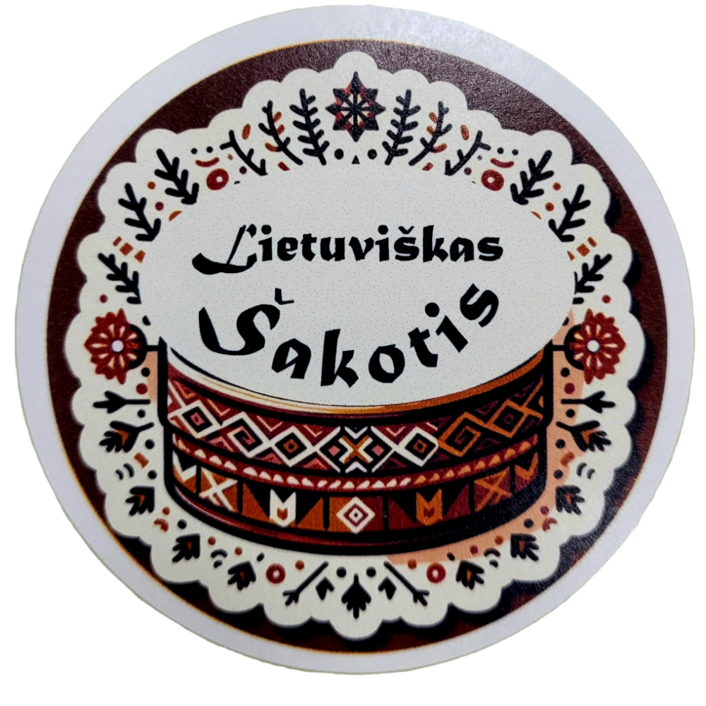 Lipni etiketė "Lietuviškas šakotis" 50 vnt.