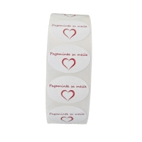 Lipnios etiketės "Pagaminta...